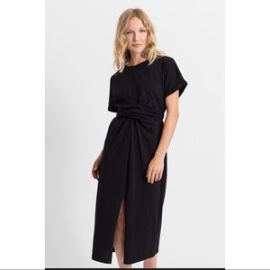 Modern Citizen Black Wrap Dress